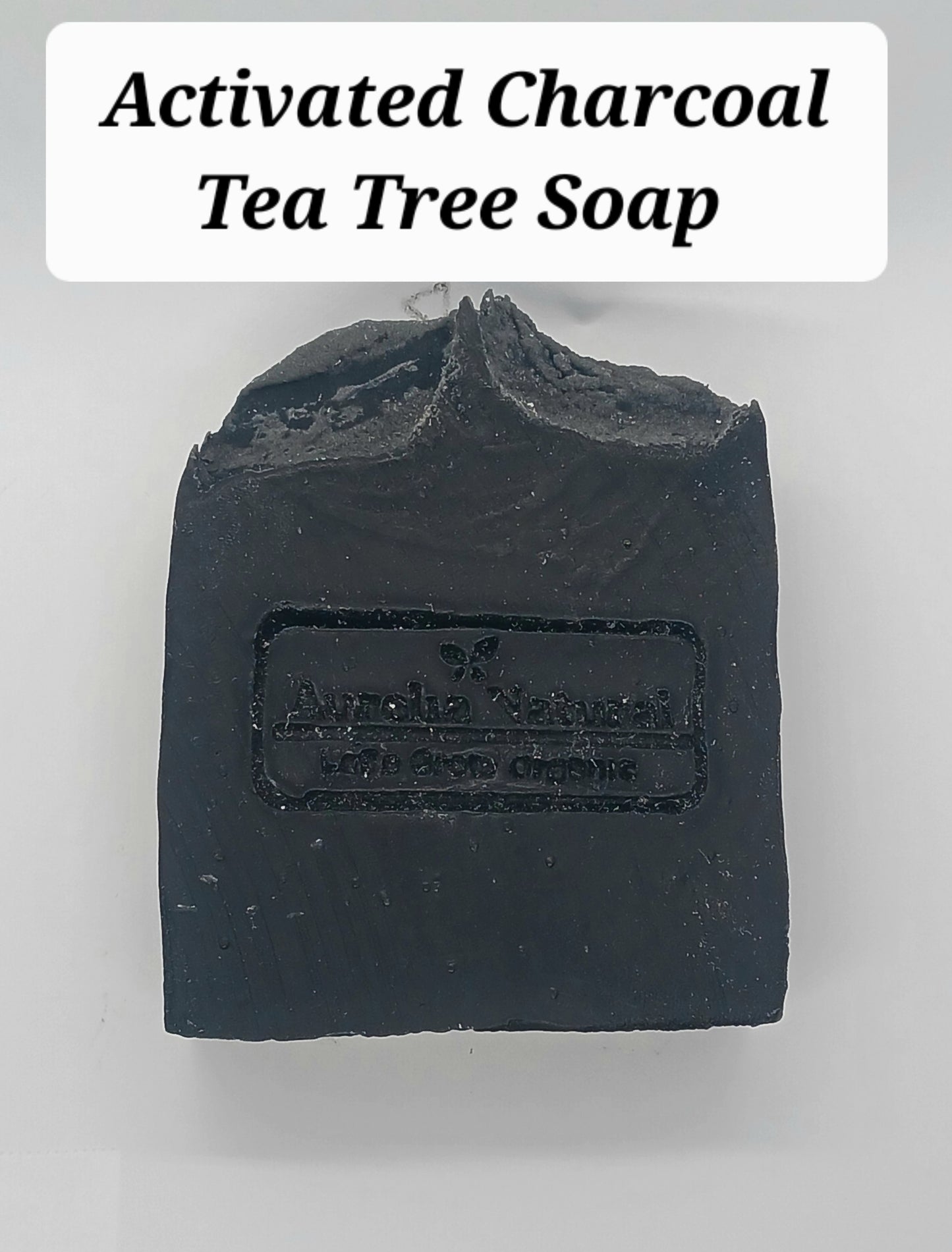 Activated Charcoal Tea Tree Soap Face Body | Detox soap Handcrafted