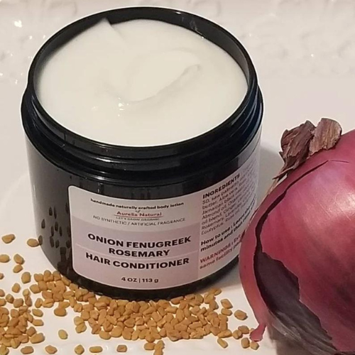 Organic Onion Hair Deep Conditioner prevent thinning breakage | Nourish hair | 4 oz