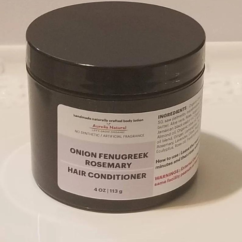 Organic Onion Hair Deep Conditioner prevent thinning breakage | Nourish hair | 4 oz