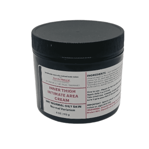 Inner Thigh Cream | Kojic Acid Alpha Arbutin | Intimate Bikini Areas | Handmade in USA | Small Batch.