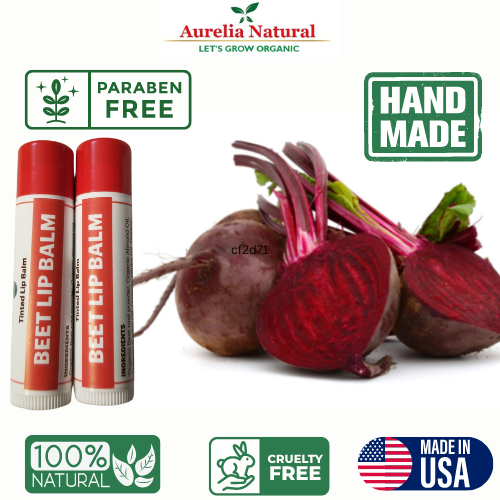 Organic Beet Lip Balm.
