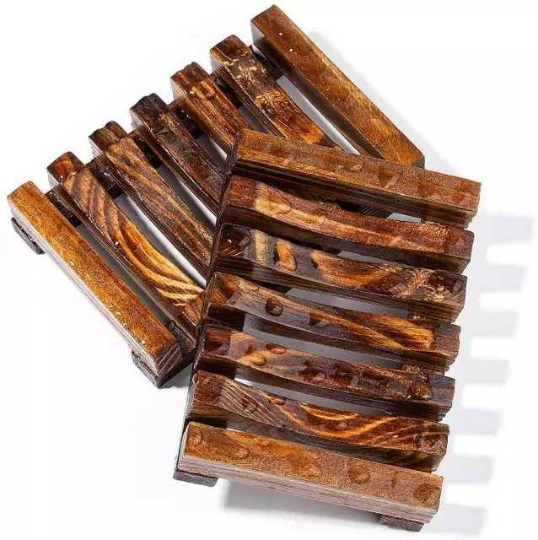 NATURAL BAMBOO SOAP Dish Eco Friendly Soap Dish Super Cute and Light weight Keep Your Soap Dry Plastic Free Dish Try