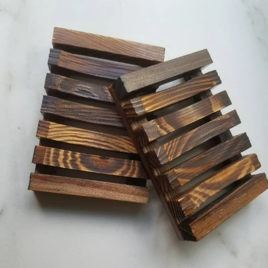 NATURAL BAMBOO SOAP Dish Eco Friendly Soap Dish Super Cute and Light weight Keep Your Soap Dry Plastic Free Dish Try