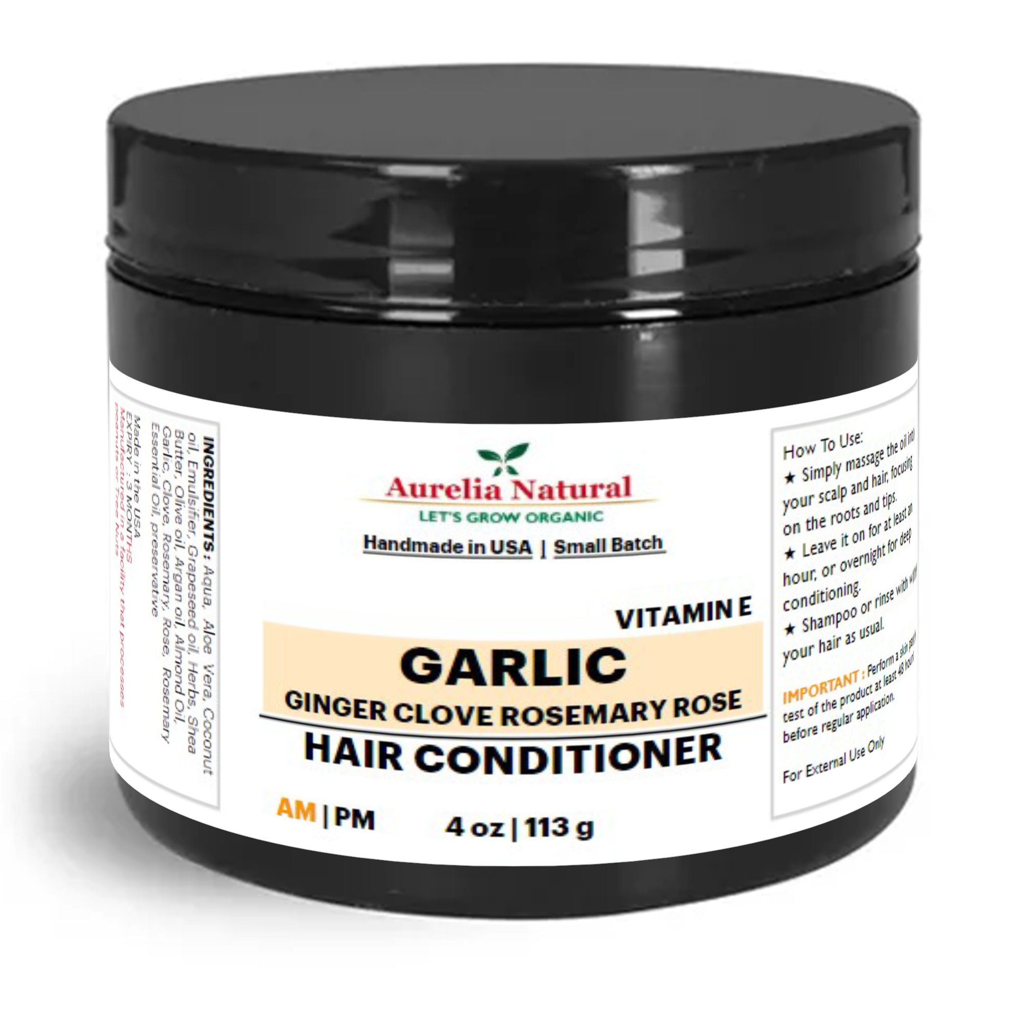 Garlic Hair Conditioner Ayurvedic Healthy Hair Nourish Promote Hai
