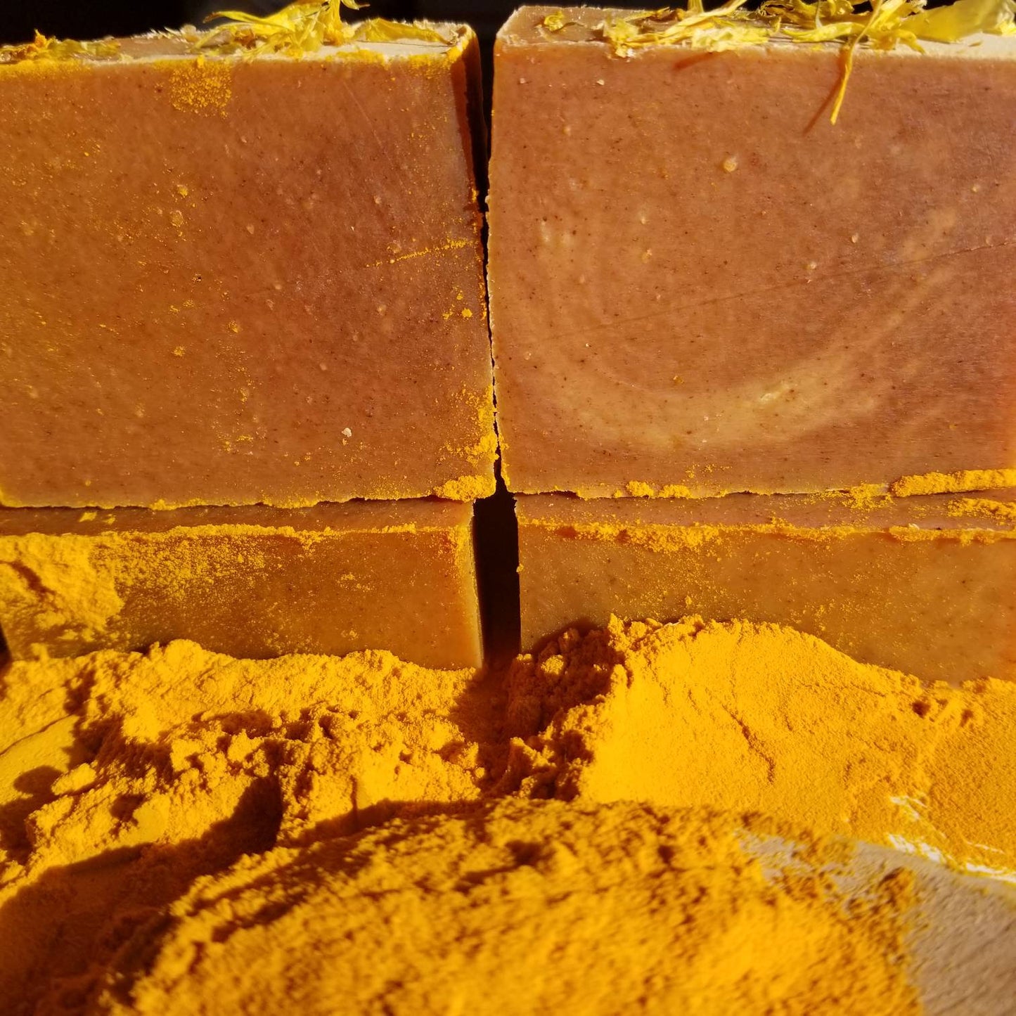 Lemongrass Turmeric Calendula Soap | Face Body Soap | 3 oz