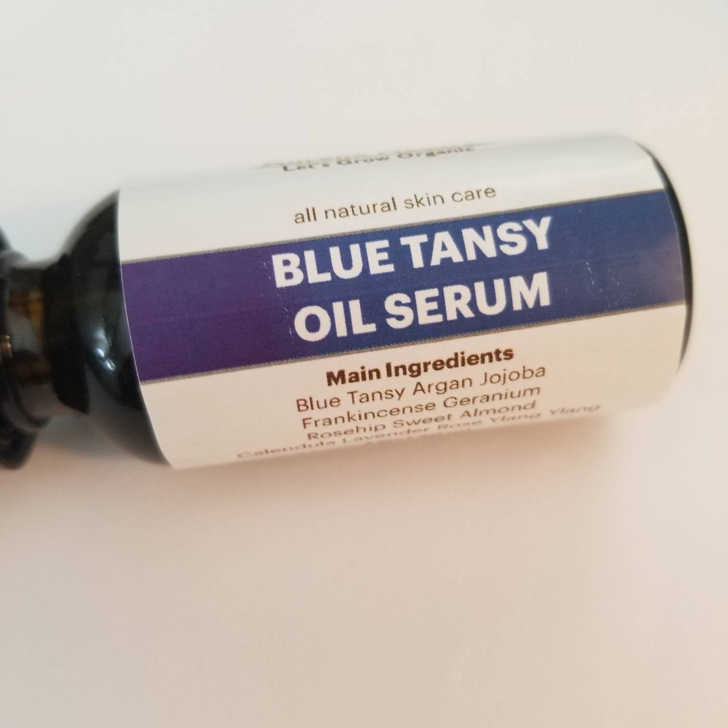 ORGANIC SOOTHING Calming Blue Tansy FACIAL Serum | Helps Blemishes Irritating Skin | Soothes Redness Acne Dry Sensitive Normal skin.