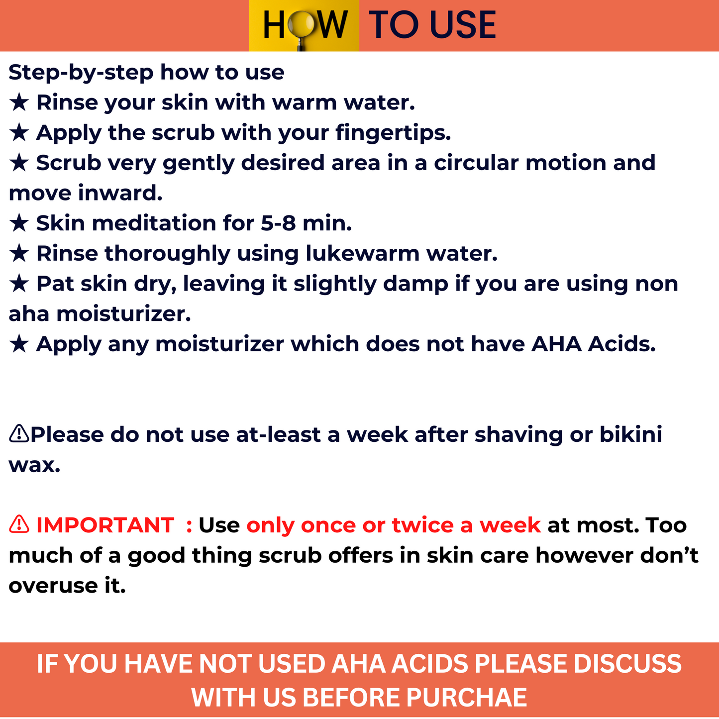 Guava AHA Face Body Scrub | Bump Eraser | Kojic Acid Arbutin Sepi white | Niacinamide | Lava Stone