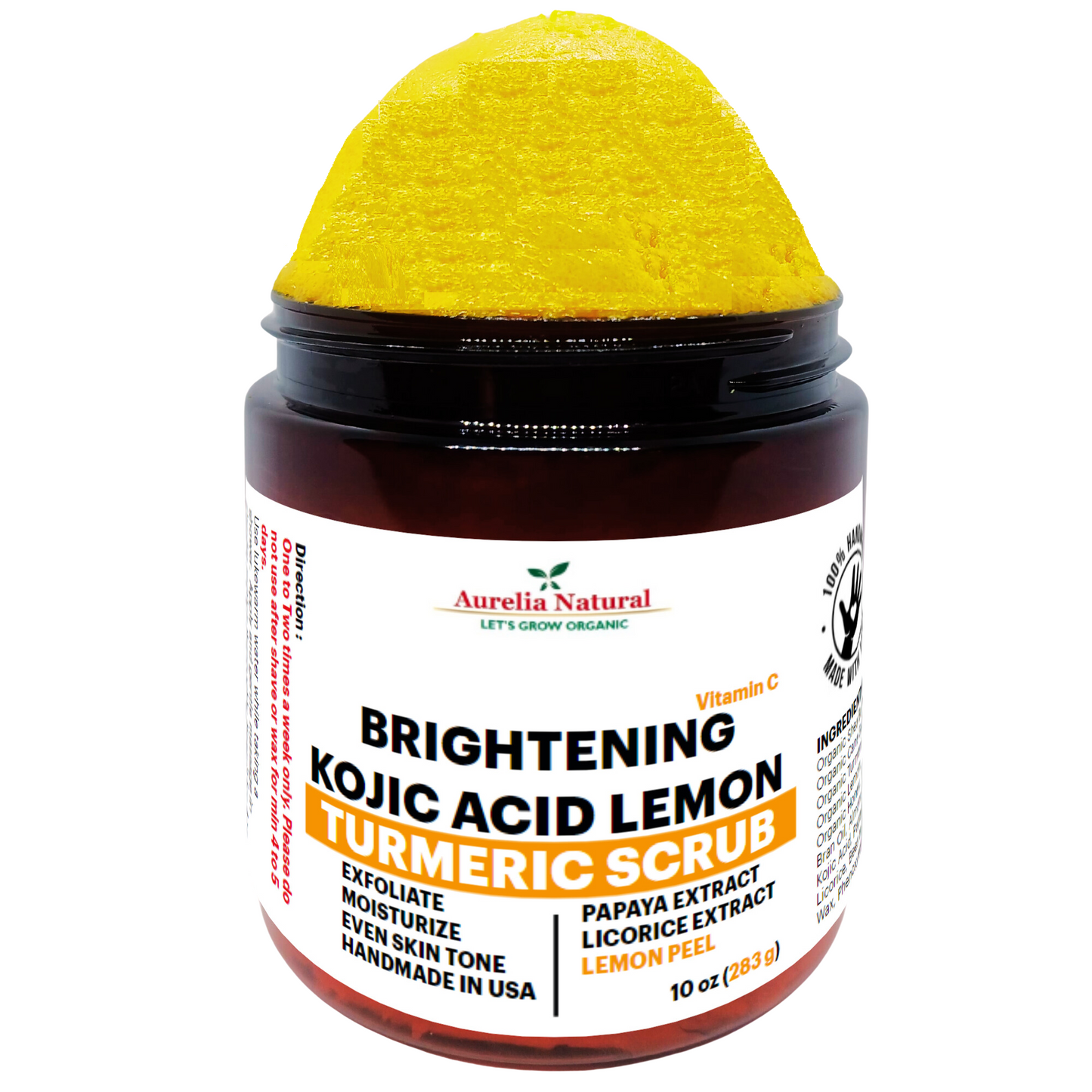 Brightening Turmeric Kojic Scrub | Face Body Scrub