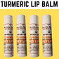 Organic Turmeric Honey Lemon Lip Balm.