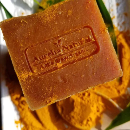 Skin Brightening Turmeric Papaya Mango Grapeseed Soap | 3 oz.