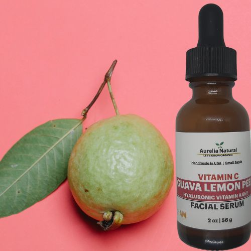 Guava Extract Vitamin C Facial Serum | Hyaluronic Lemon Peel White turmeric extract | 2 oz