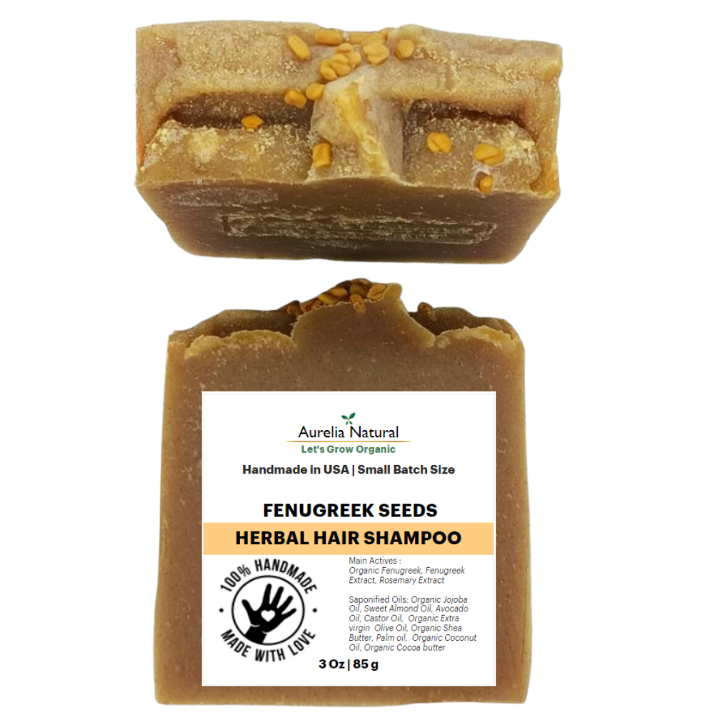 Fenugreek Seed Hair Shampoo Soap | Handmade In USA | 3 Oz