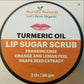 Turmeric Frankincense Lip Sugar Scrub | Exfoliate Lips | Handmade in USA | Small Batch Size