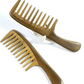 Big Size Wooden Wide tooth Comb All Natural Sandalwood Hair Scalp Comb | Massage the Scalp Smooth Hair Reduce Static