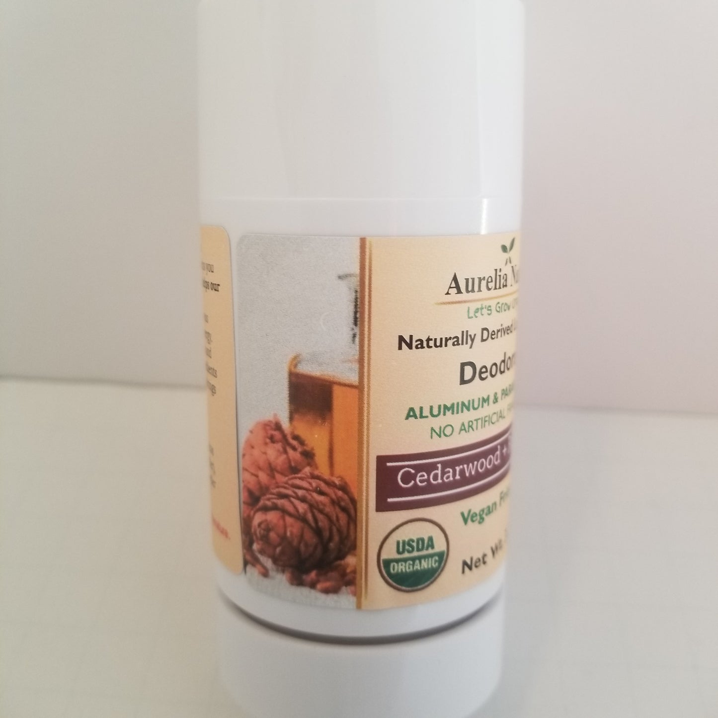 Organic Deodorant Cedarwood + Rosemary | Arrowroot Powder