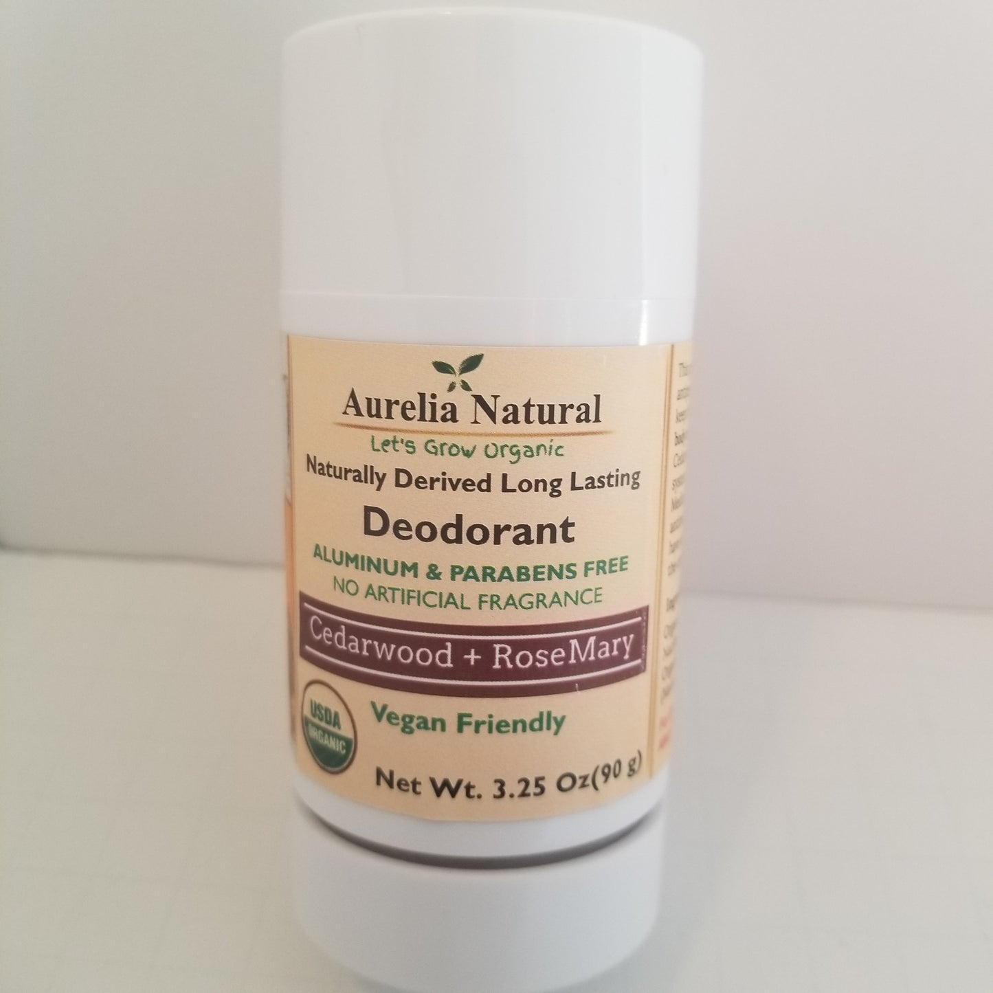 Organic Deodorant Cedarwood + Rosemary | Arrowroot Powder