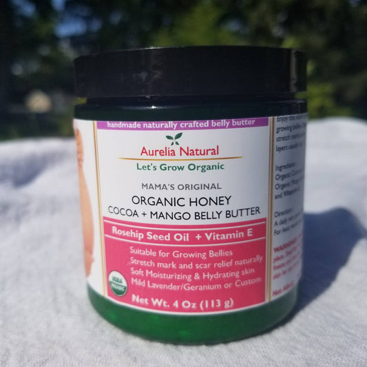 MAMA'S ORIGINAL Belly Butter | 3 oz | Honey Cocoa  Mango Butter | Prevent Stretch Mark | Mother Gift | Pregnancy Gift | Stretch Mark Cream
