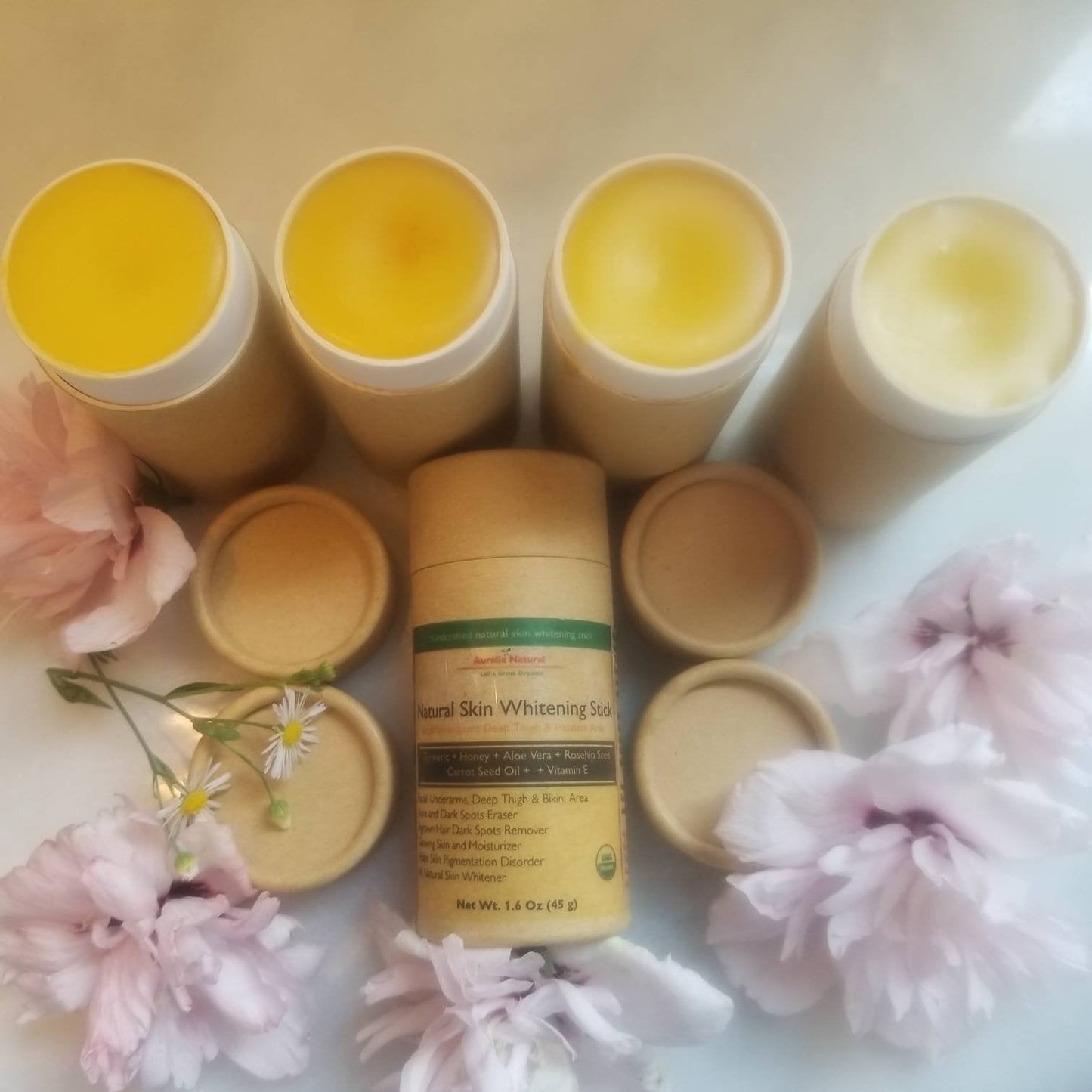 GLOWING TURMERIC SEABUCKTHORN Stick|Acne Turmeric+Aloe Vera+Rosehip Seed+Carrot Seed Oil+Seabuckthorn|Helps Dark Spot | Soothing Moisturizer.