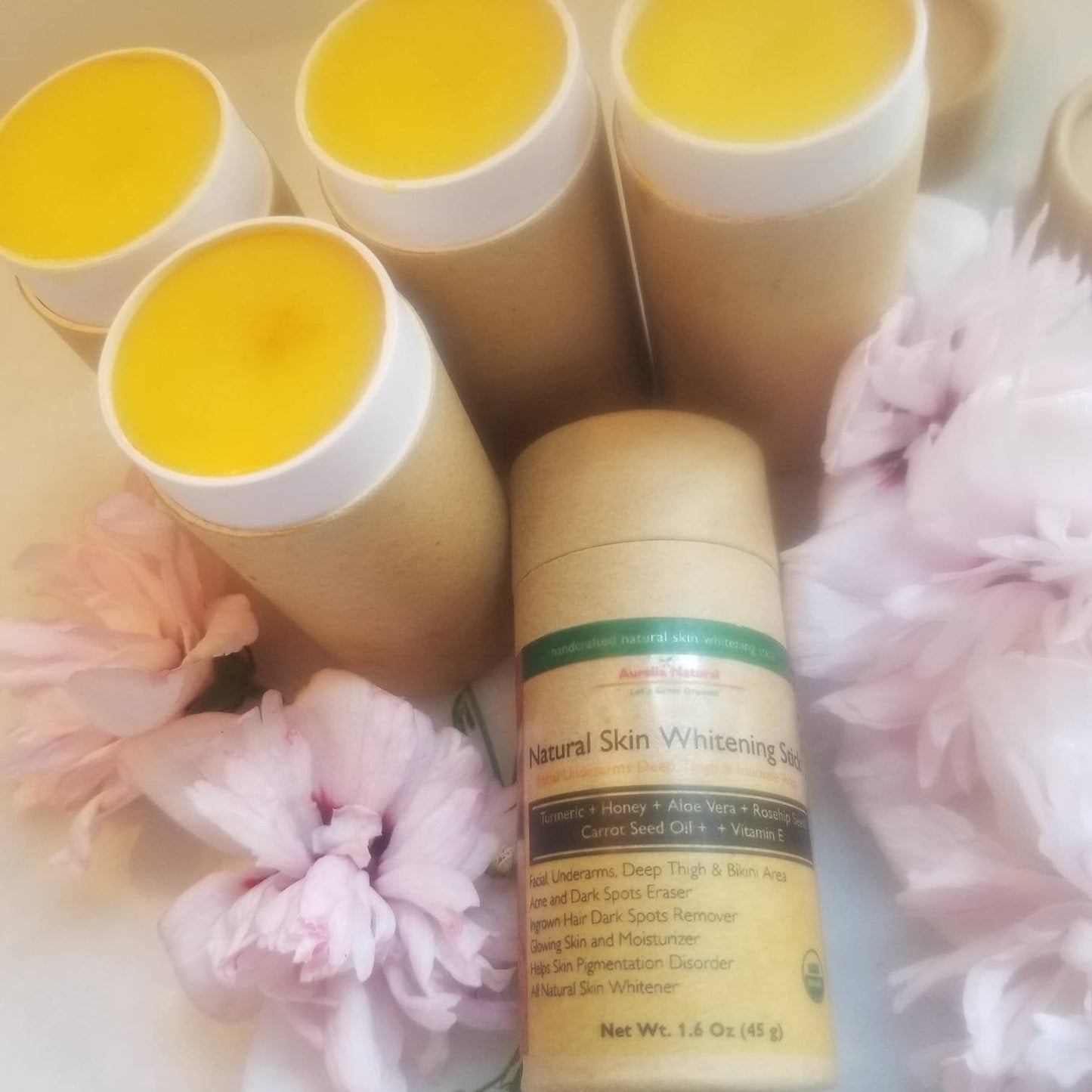 GLOWING TURMERIC SEABUCKTHORN Stick|Acne Turmeric+Aloe Vera+Rosehip Seed+Carrot Seed Oil+Seabuckthorn|Helps Dark Spot | Soothing Moisturizer.