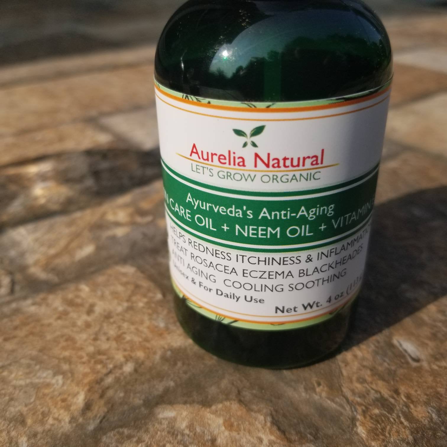 AYURVEDIC FACIAL OIL + Neem + Vitamin E | Acne | Anti Aging | Blackheads | Cooling | Soothing.