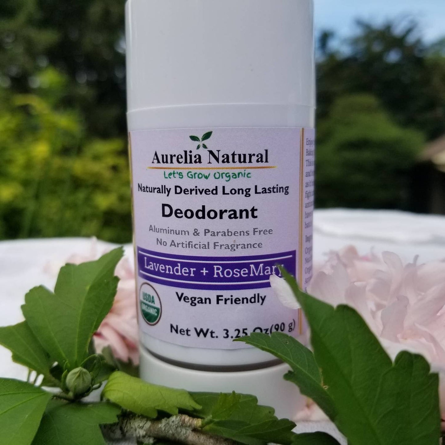 Organic Deodorant Lavender + Rosemary