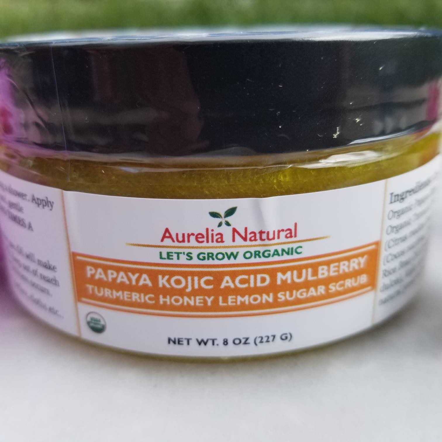 Radiance Papaya Kojic Mulberry Turmeric Brightening Scrub.