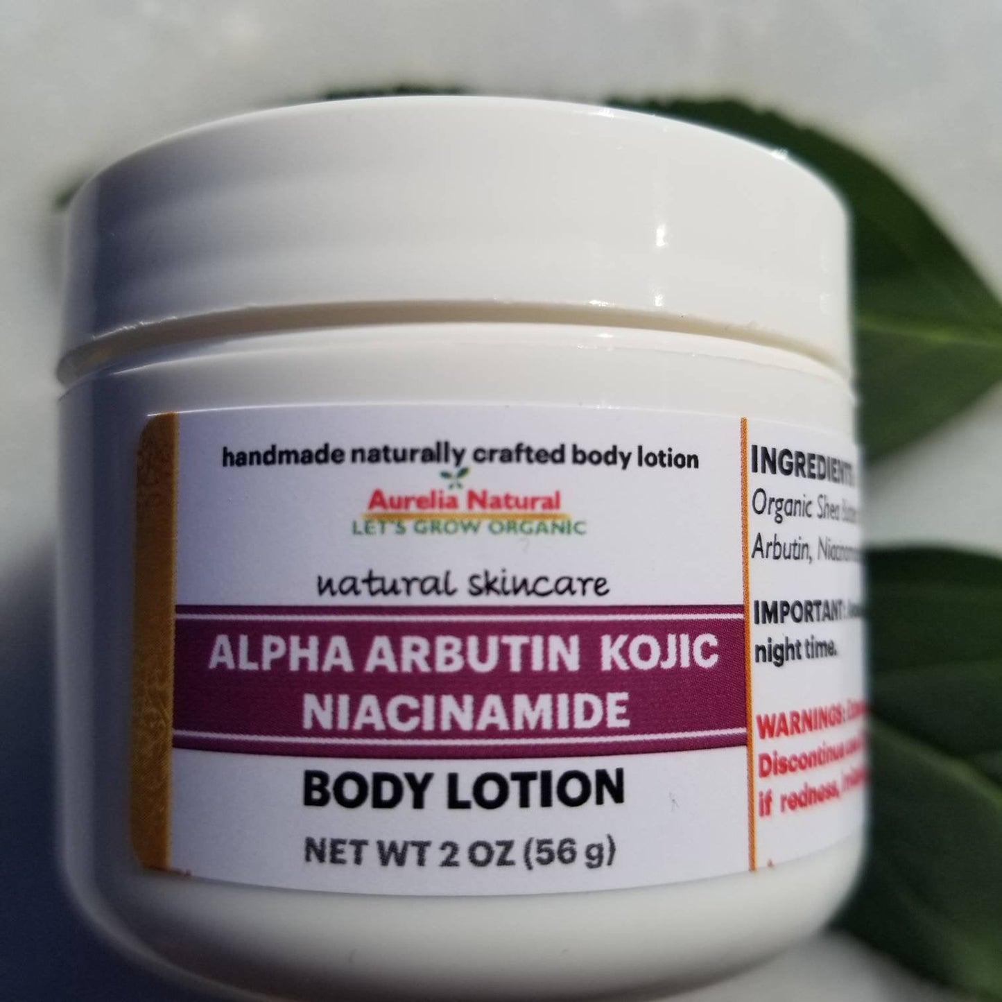 Dark Spot Alpha Arbutin Kojic Acid Niacinamide Lotion | Skin Blemishes