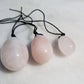 Rose Quartz Crystal Yoni Egg | Balance Hormones| Strengthening Tightening | Toning Abdominal  Muscles