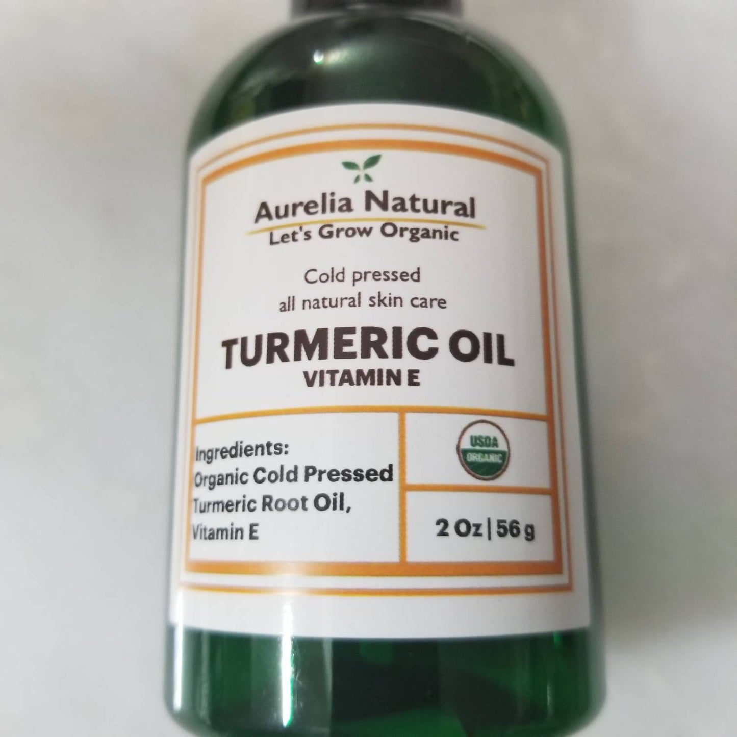 Organic Turmeric Root  Oil for Face and Body |  Natural Glow | Anti inflammatory