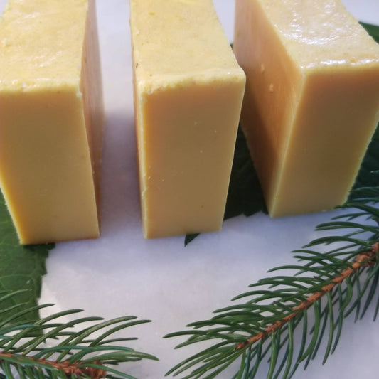 8% Kojic Acid Dipalmitate Turmeric Lemon Honey Soap | Handmade In USA | Small Batch Size.