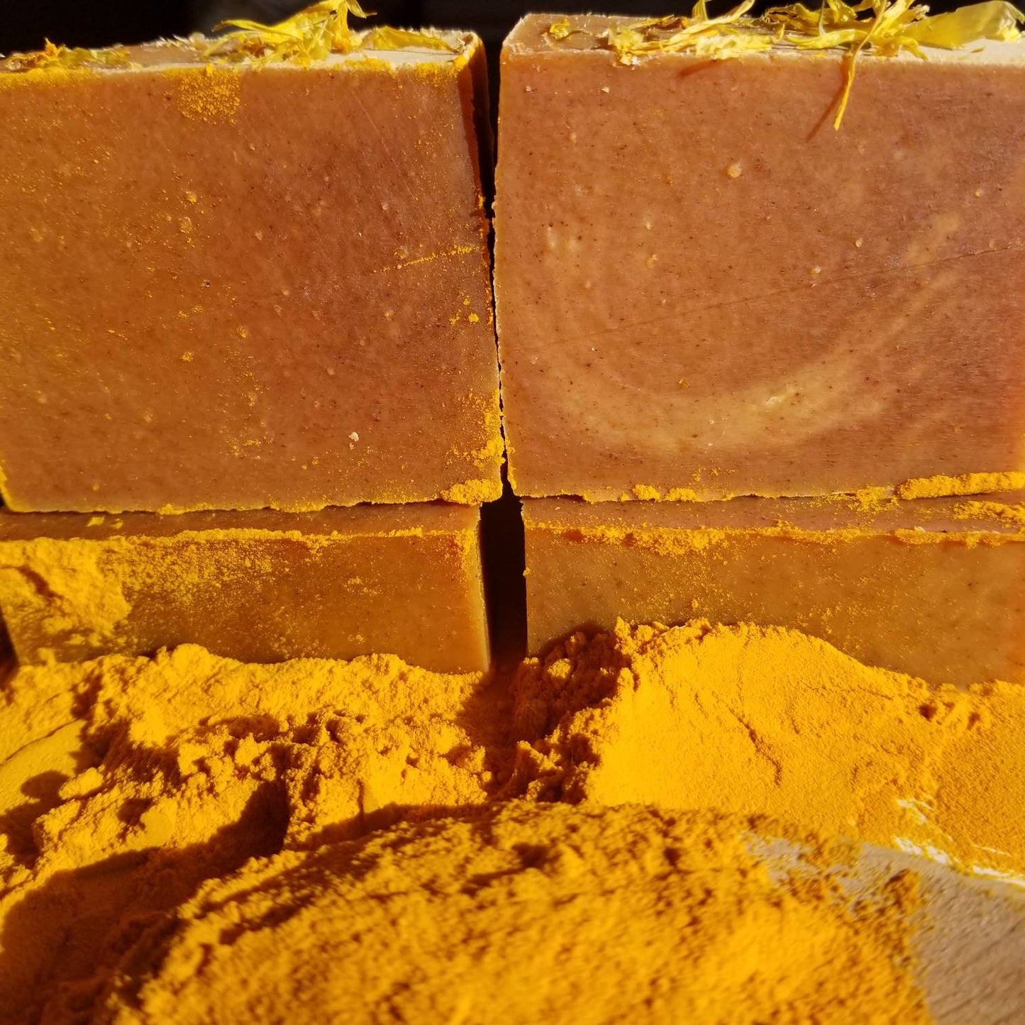 Lemongrass Turmeric Calendula Soap | Face Body Soap | 3 oz