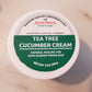 Australian Tea Tree Cucumber Cream Face Body Moisturizer | Acne prone or Blemish prone skin Handmade