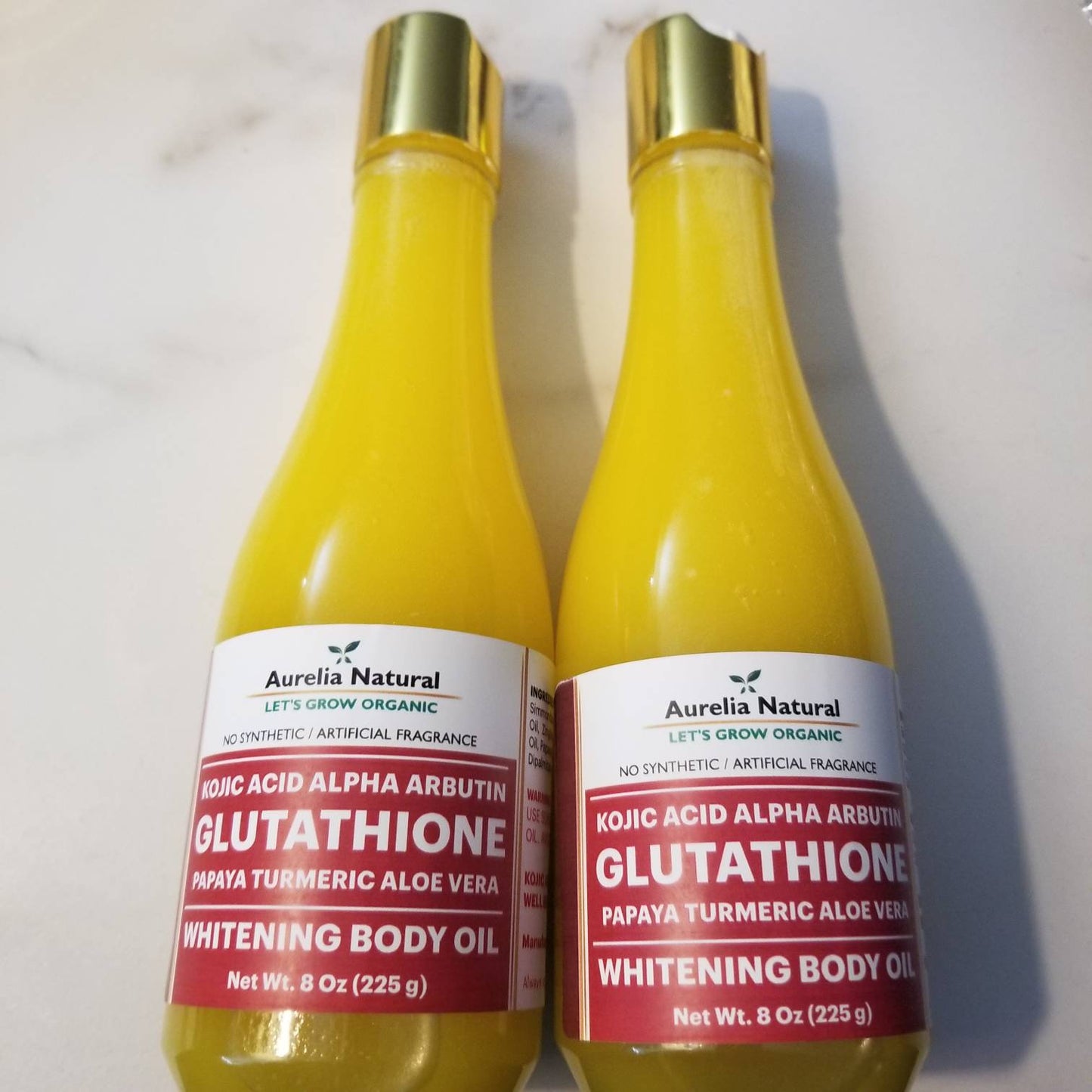 GLUTATHIONE KOJIC ALPHA Arbutin Body Oil With Herbal Extracts l Skin Whitening Glow Repair Skin Even Skin Tone | Brightening | All Skin Type