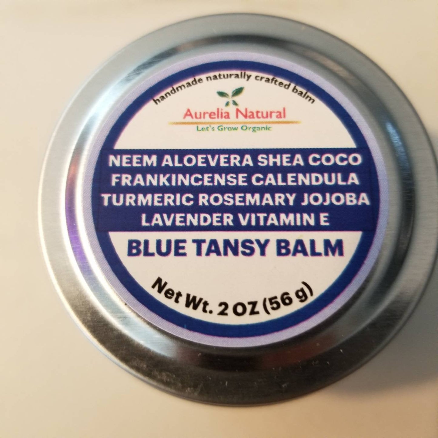 Luxurious Blue Tansy Manuka Honey Face Balm Soothe Cool Irritated Skin High quality Handcrafted