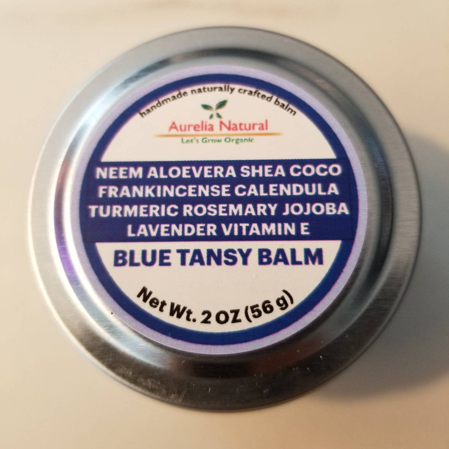 Luxurious Blue Tansy Manuka Honey Face Balm Soothe Cool Irritated Skin High quality Handcrafted