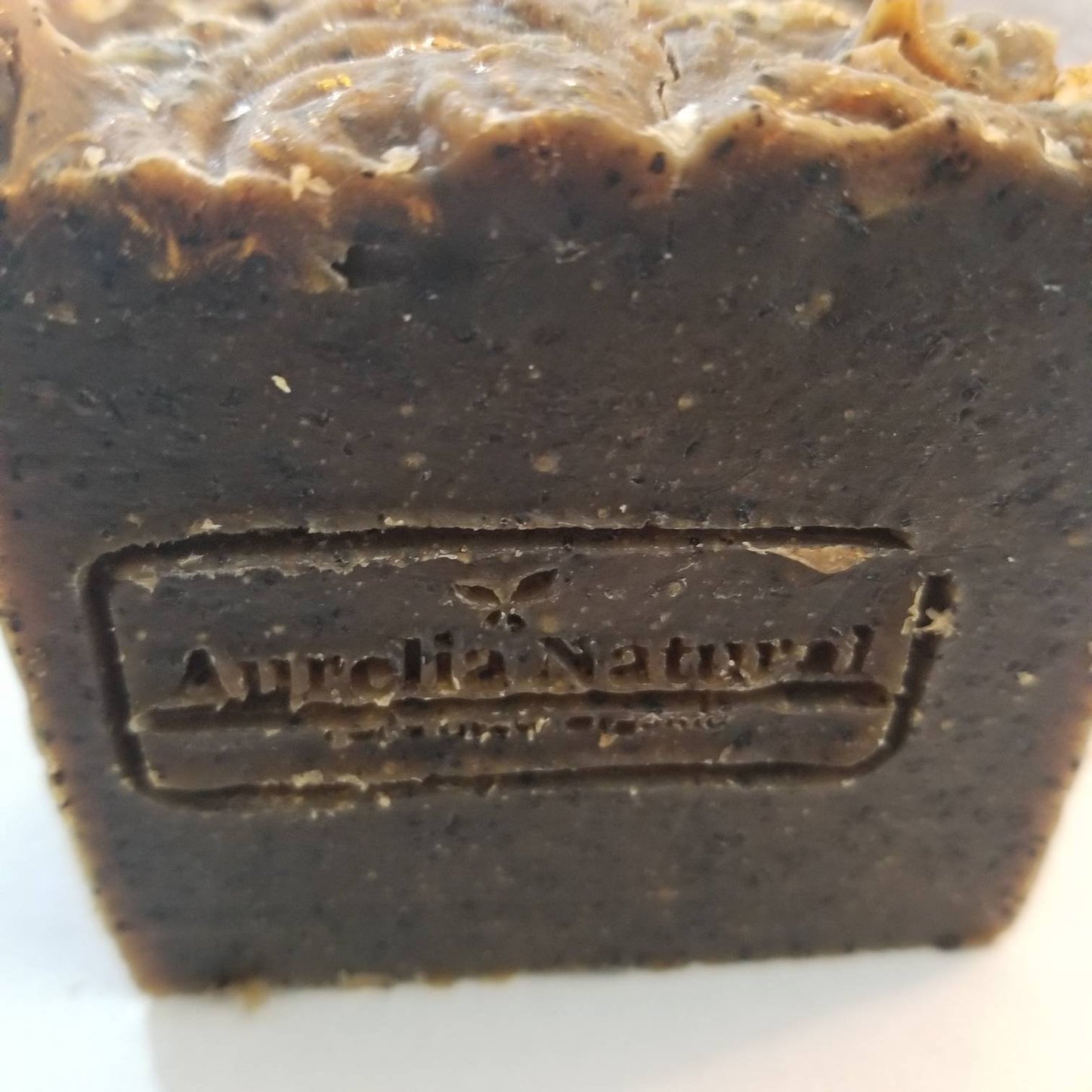 ORGANIC GROUND COFFEE Turmeric Expoliating Soap | Handmade Turmeric Coffee Scrub Soap Bar.